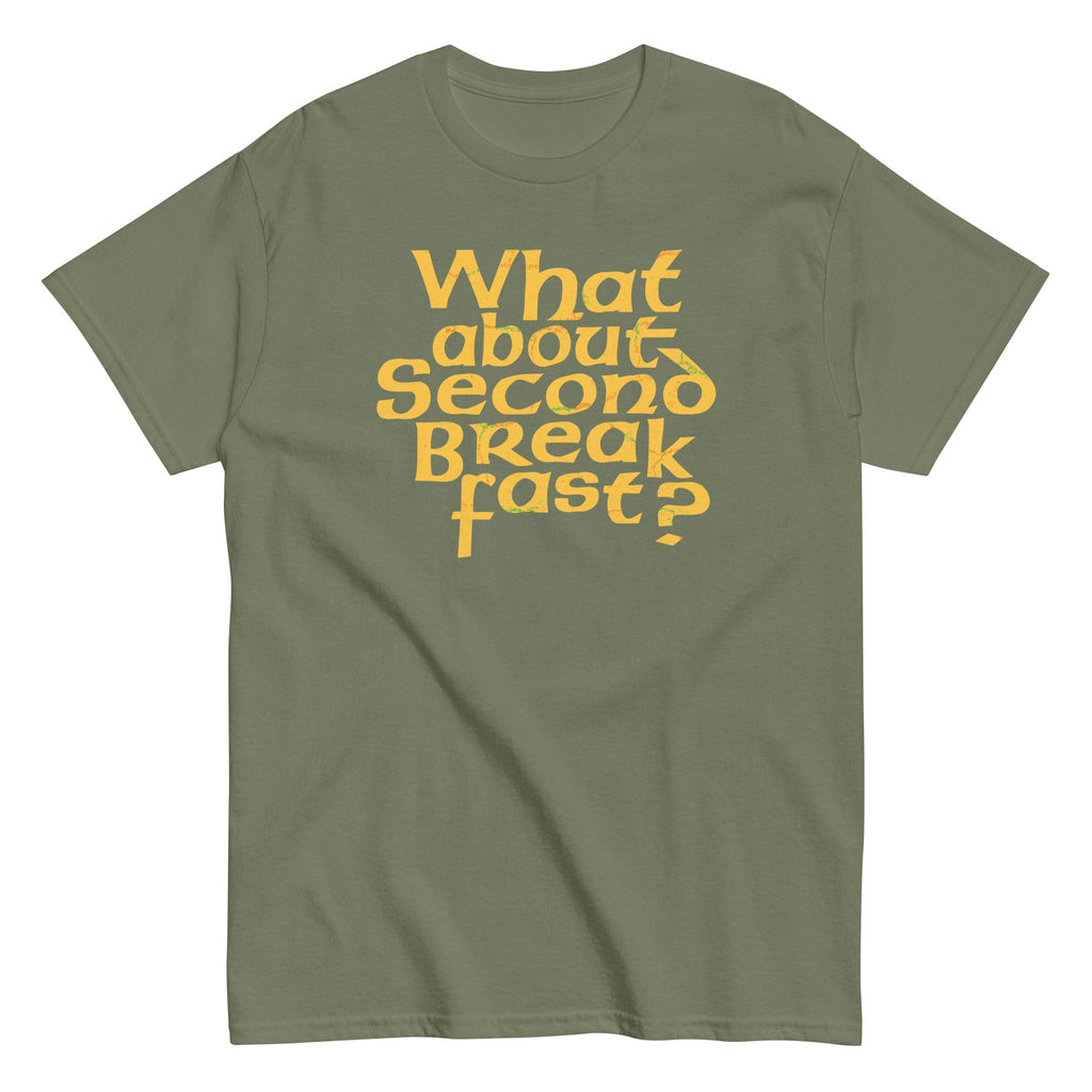 What About Second Breakfast? Men's Classic - Adult & Kids T-Shirts, Sweatshirts & Hoodies apparel design preview 1