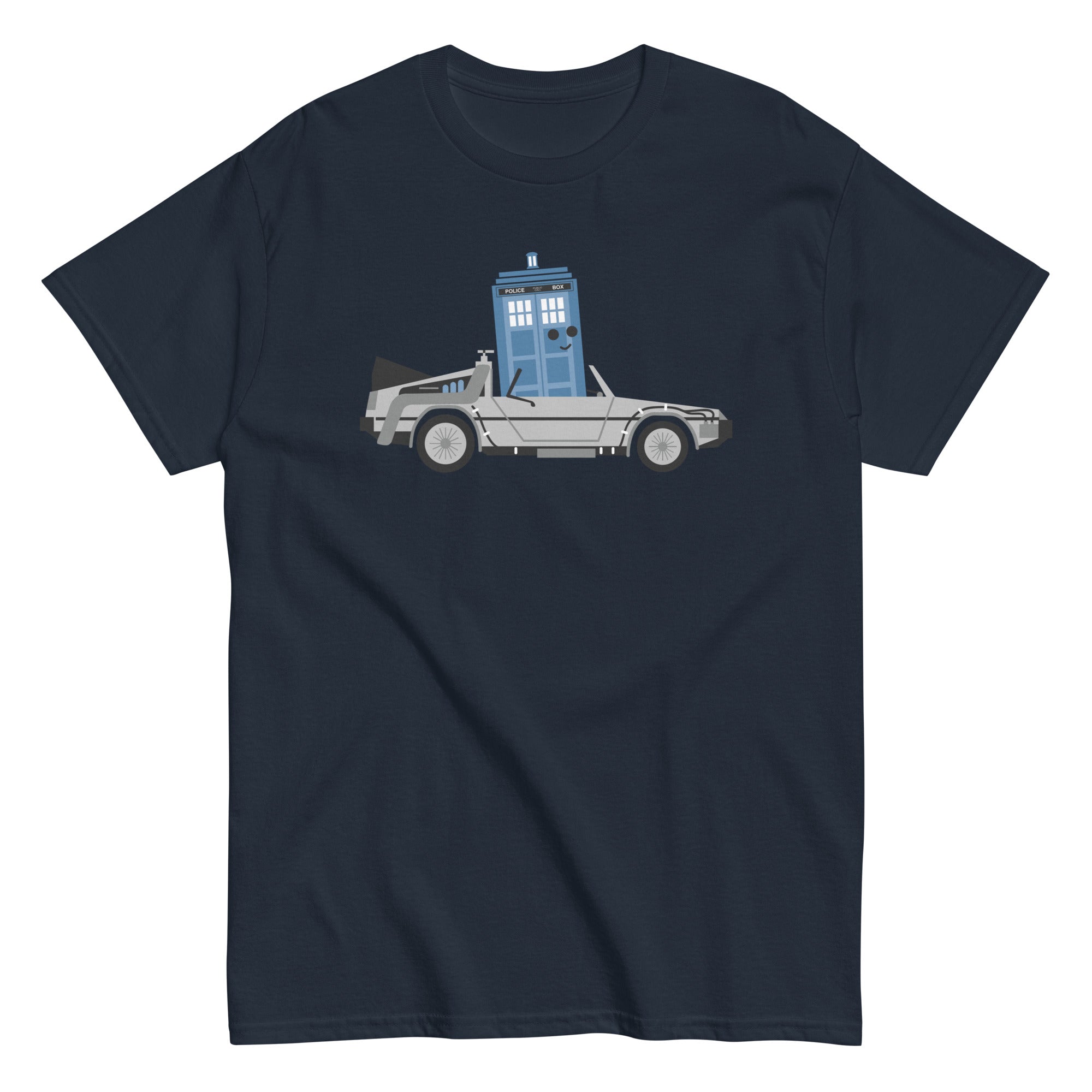 Time Machine x Two Men's Classic - Adult & Kids T-Shirts, Sweatshirts & Hoodies apparel design preview 1