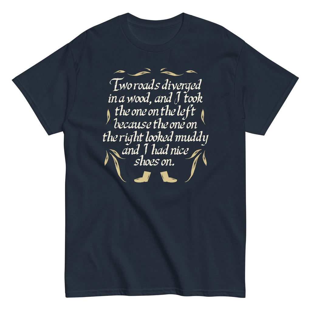 Two Roads Diverged Men's Classic - Adult & Kids T-Shirts, Sweatshirts & Hoodies apparel design preview 1