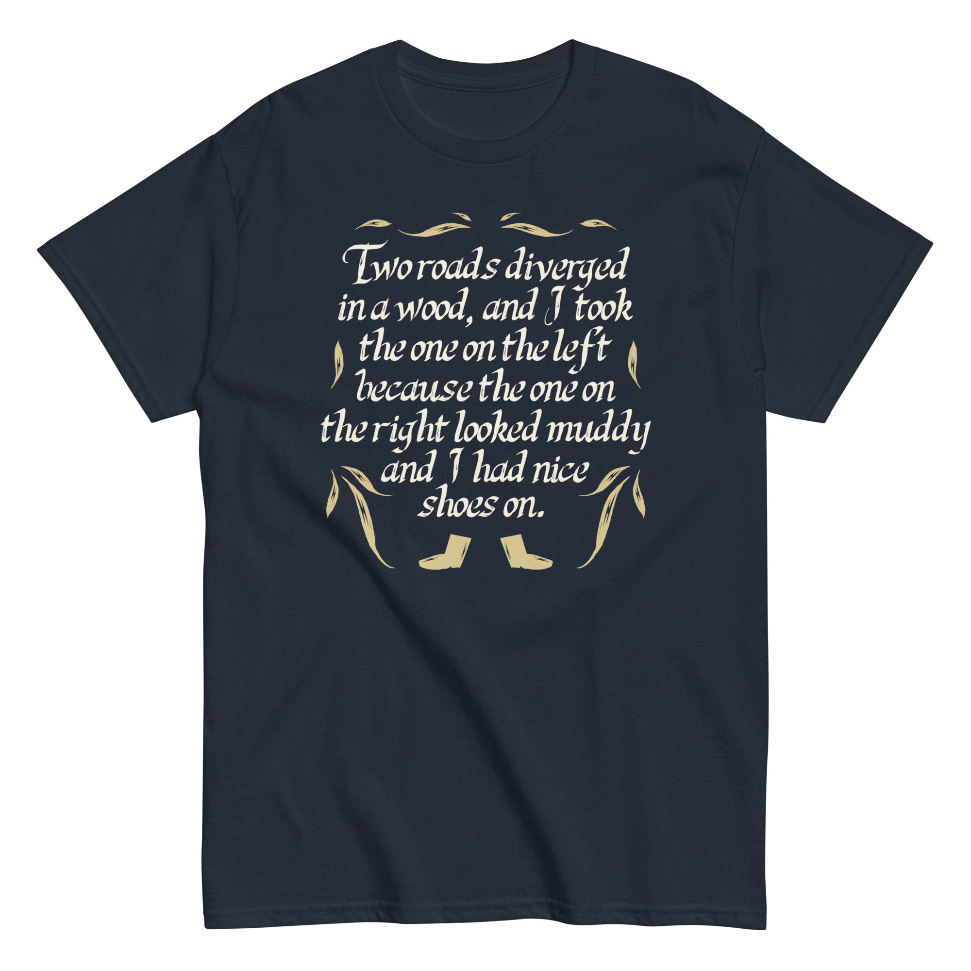 Two Roads Diverged Men's Classic - Adult & Kids T-Shirts, Sweatshirts & Hoodies apparel design preview 1