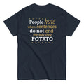 Sentences That End In Potato Men's Classic - Adult & Kids T-Shirts, Sweatshirts & Hoodies apparel design preview 1