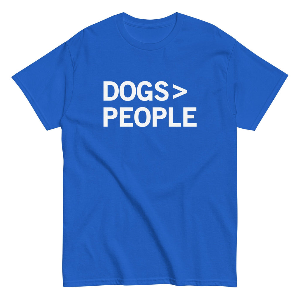 Dogs>People Men's Classic - Adult & Kids T-Shirts, Sweatshirts & Hoodies apparel design preview 1