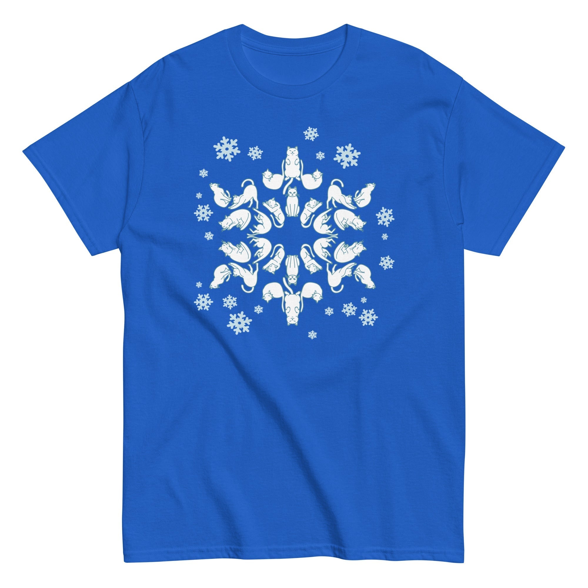 Cat Snowflake Men's Classic - Adult & Kids T-Shirts, Sweatshirts & Hoodies apparel design preview 1