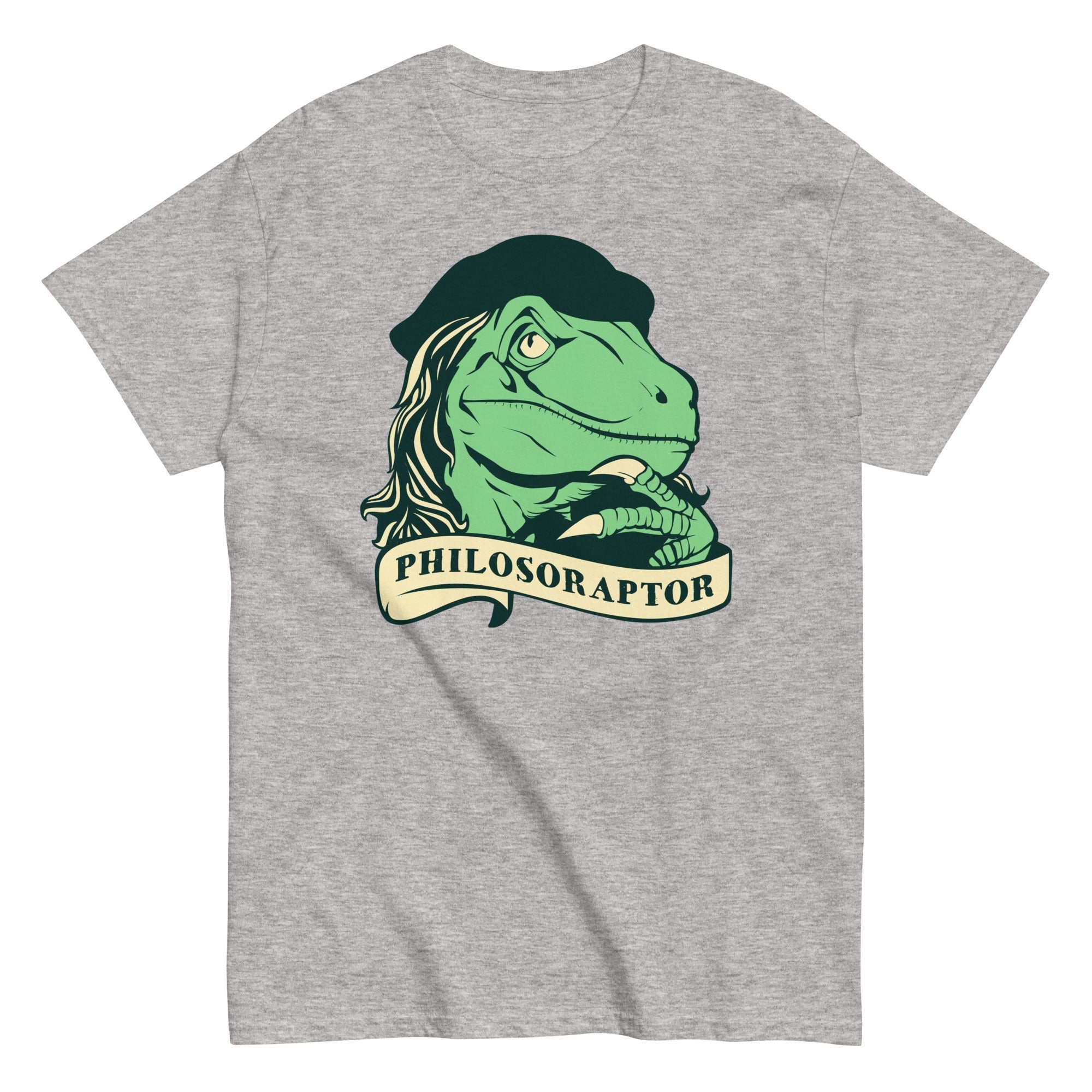Philosoraptor Men's Classic - Adult & Kids T-Shirts, Sweatshirts & Hoodies apparel design preview 1