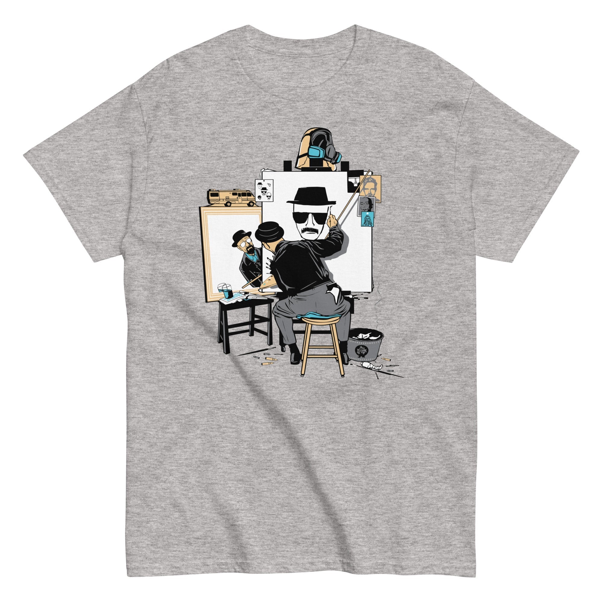 Heisenberg Self Portrait Men's Classic - Adult & Kids T-Shirts, Sweatshirts & Hoodies apparel design preview 1