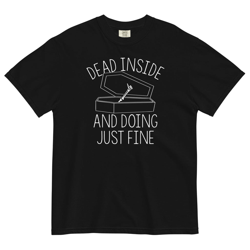 Dead Inside And Doing Fine Men's Relaxed Fit - Adult & Kids T-Shirts, Sweatshirts & Hoodies apparel design preview 1