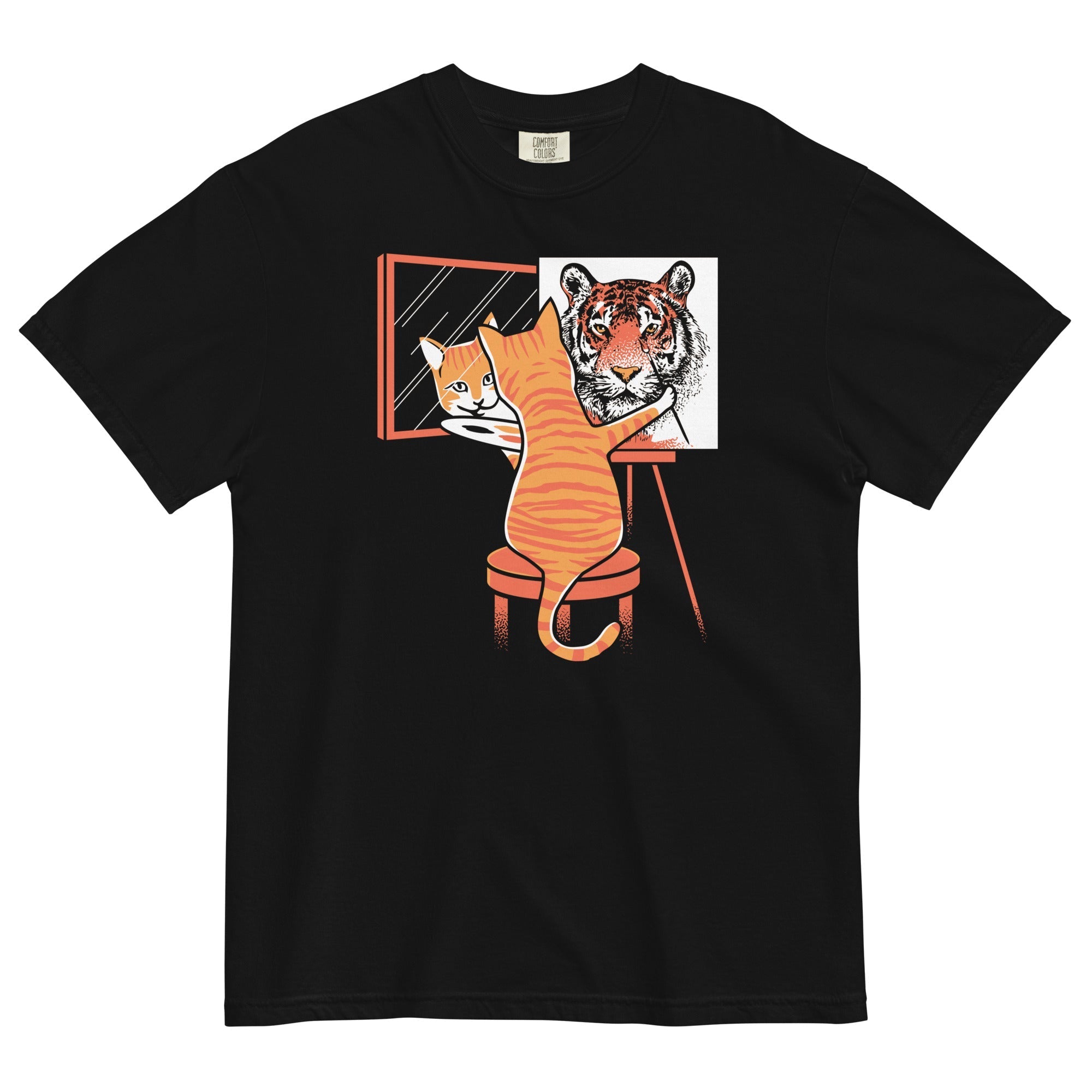 Cat Self Portrait Men's Relaxed Fit - Adult & Kids T-Shirts, Sweatshirts & Hoodies apparel design preview 1