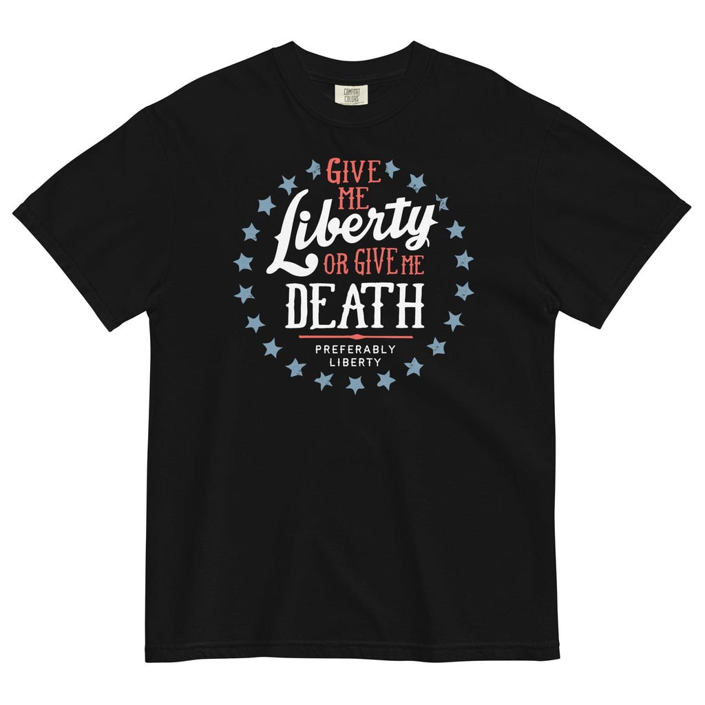 Liberty Or Death, Preferably Men's Relaxed Fit - Adult & Kids T-Shirts, Sweatshirts & Hoodies apparel design preview 1