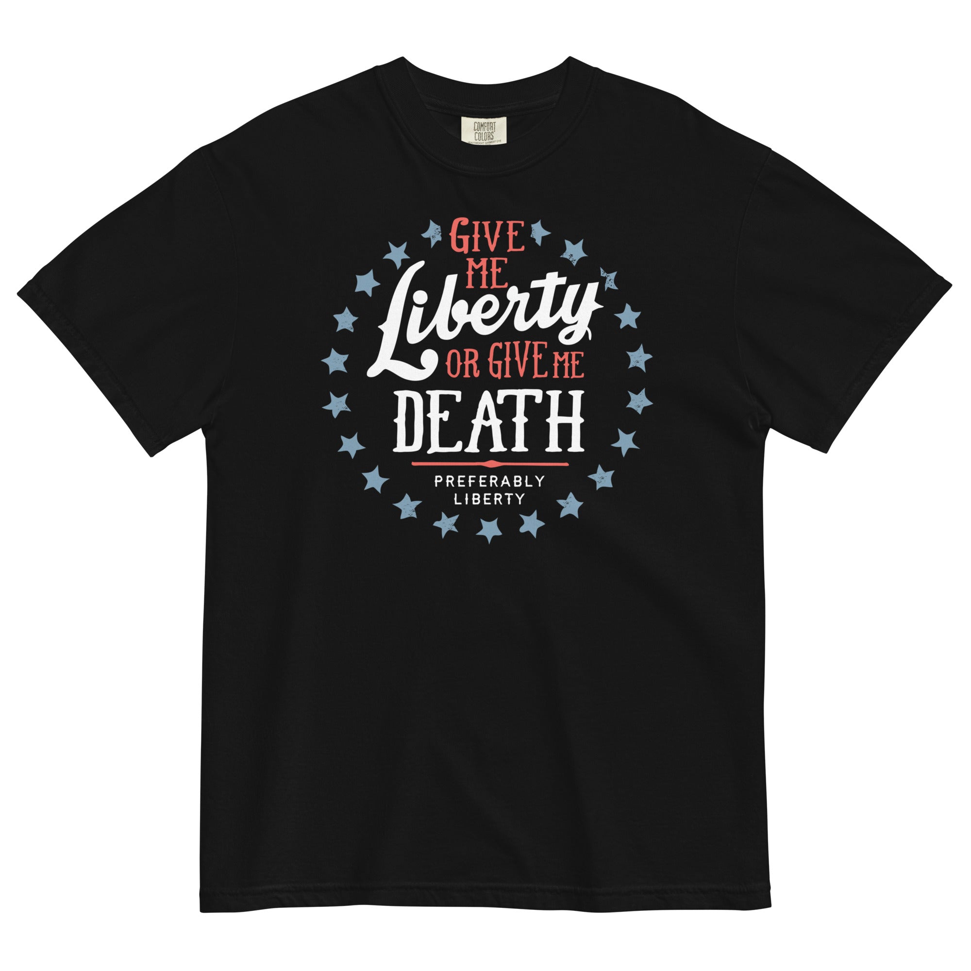 Liberty Or Death, Preferably Men's Relaxed Fit - Adult & Kids T-Shirts, Sweatshirts & Hoodies apparel design preview 1