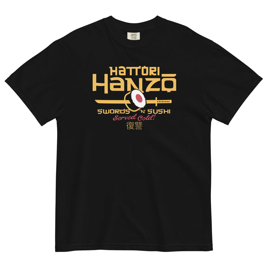 Hattori Hanzo Swords 'n' Sushi Men's Relaxed Fit - Adult & Kids T-Shirts, Sweatshirts & Hoodies apparel design preview 1