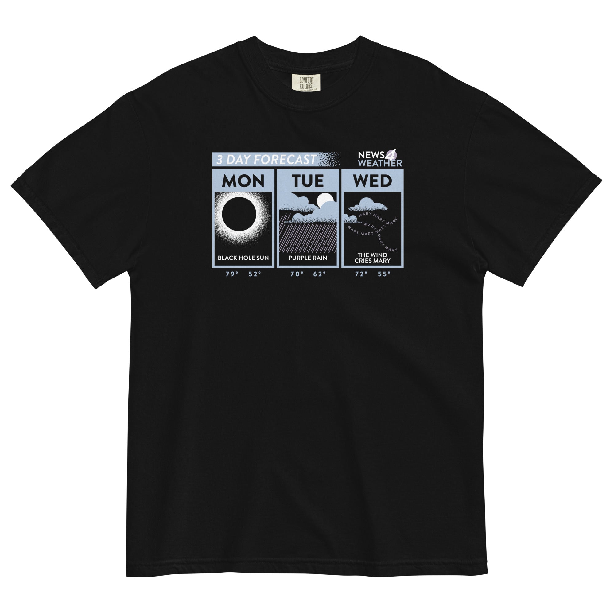 3 Day Forecast Men's Relaxed Fit - Adult & Kids T-Shirts, Sweatshirts & Hoodies apparel design preview 1