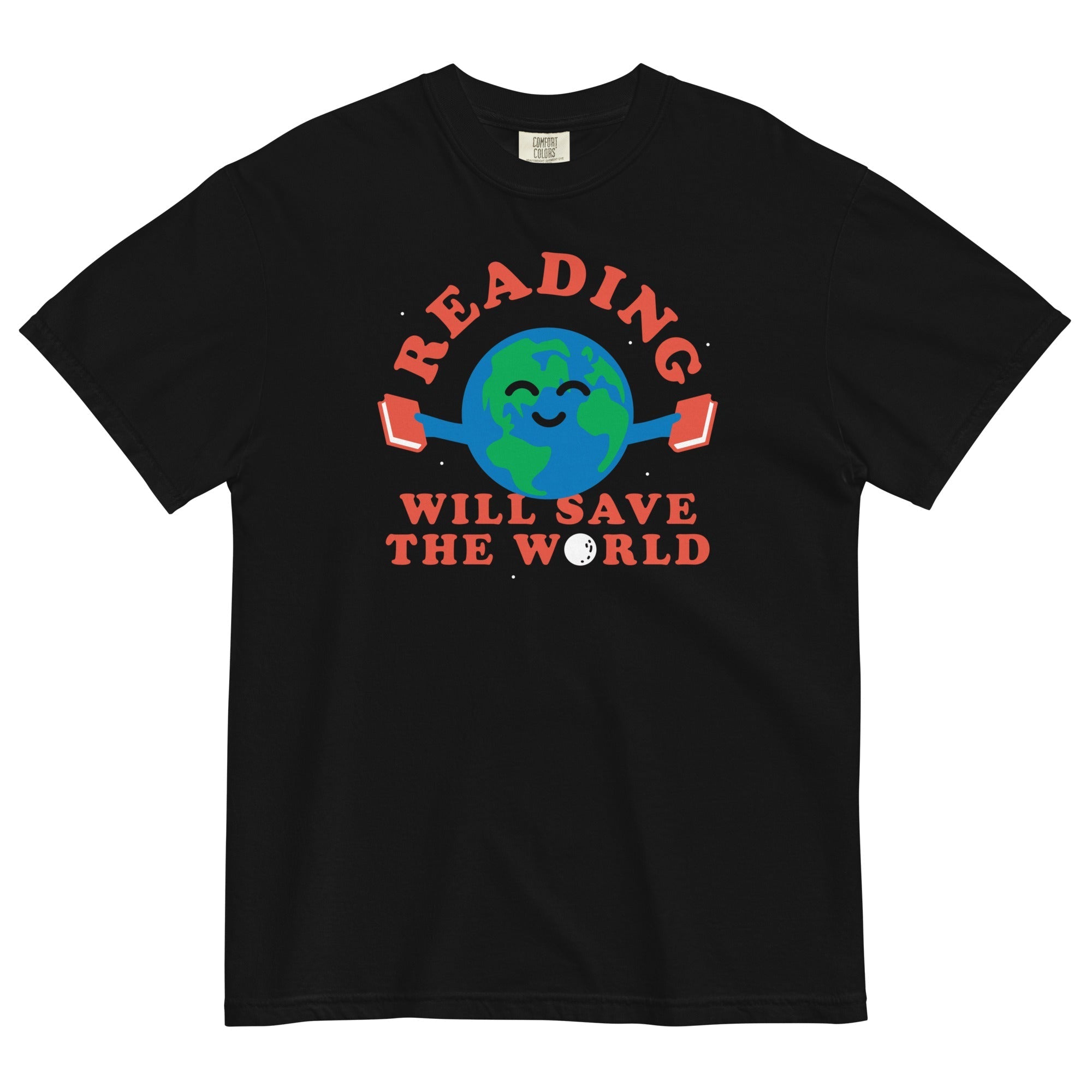 Reading Will Save The World Men's Relaxed Fit - Adult & Kids T-Shirts, Sweatshirts & Hoodies apparel design preview 1