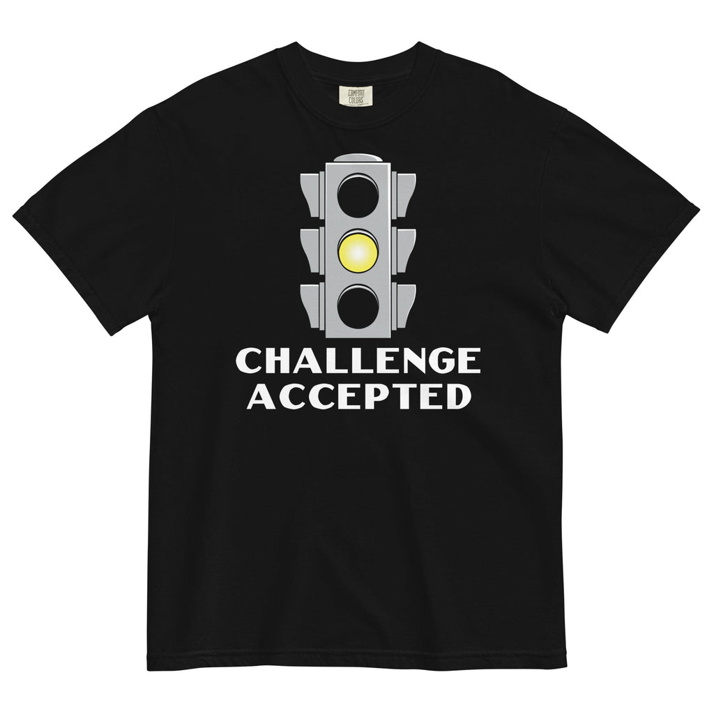 Challenge Accepted Stoplight Men's Relaxed Fit - Adult & Kids T-Shirts, Sweatshirts & Hoodies apparel design preview 1