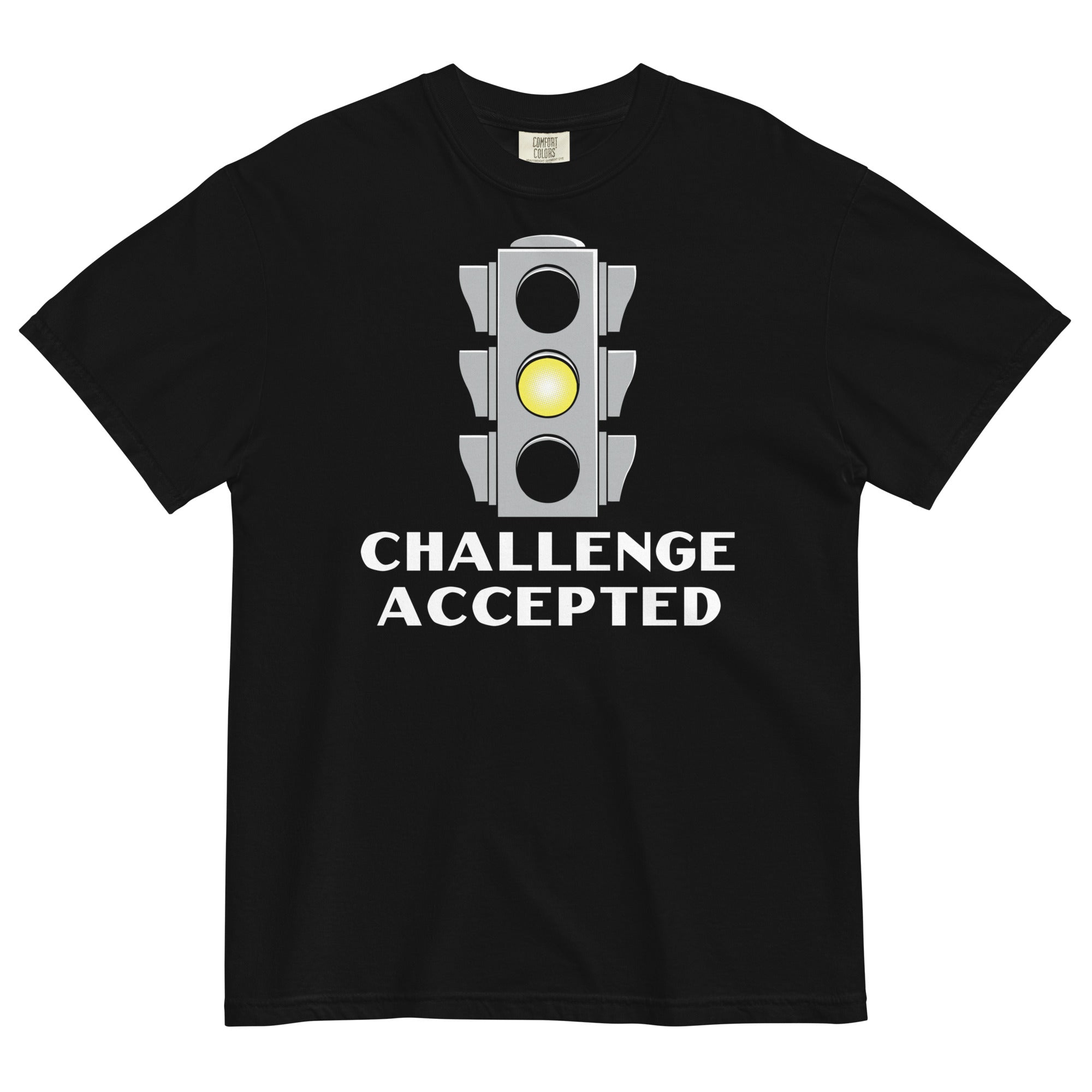 Challenge Accepted Stoplight Men's Relaxed Fit - Adult & Kids T-Shirts, Sweatshirts & Hoodies apparel design preview 1