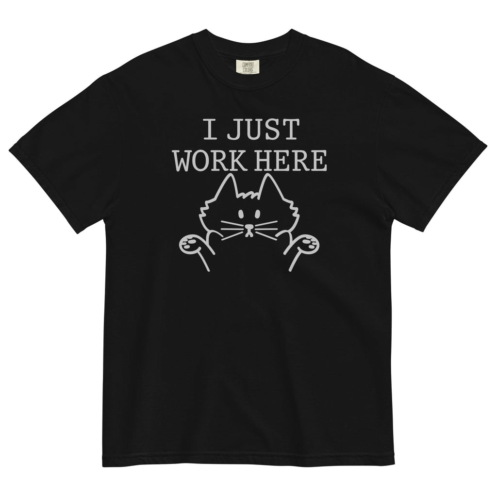 I Just Work Here Men's Relaxed Fit - Adult & Kids T-Shirts, Sweatshirts & Hoodies apparel design preview 1