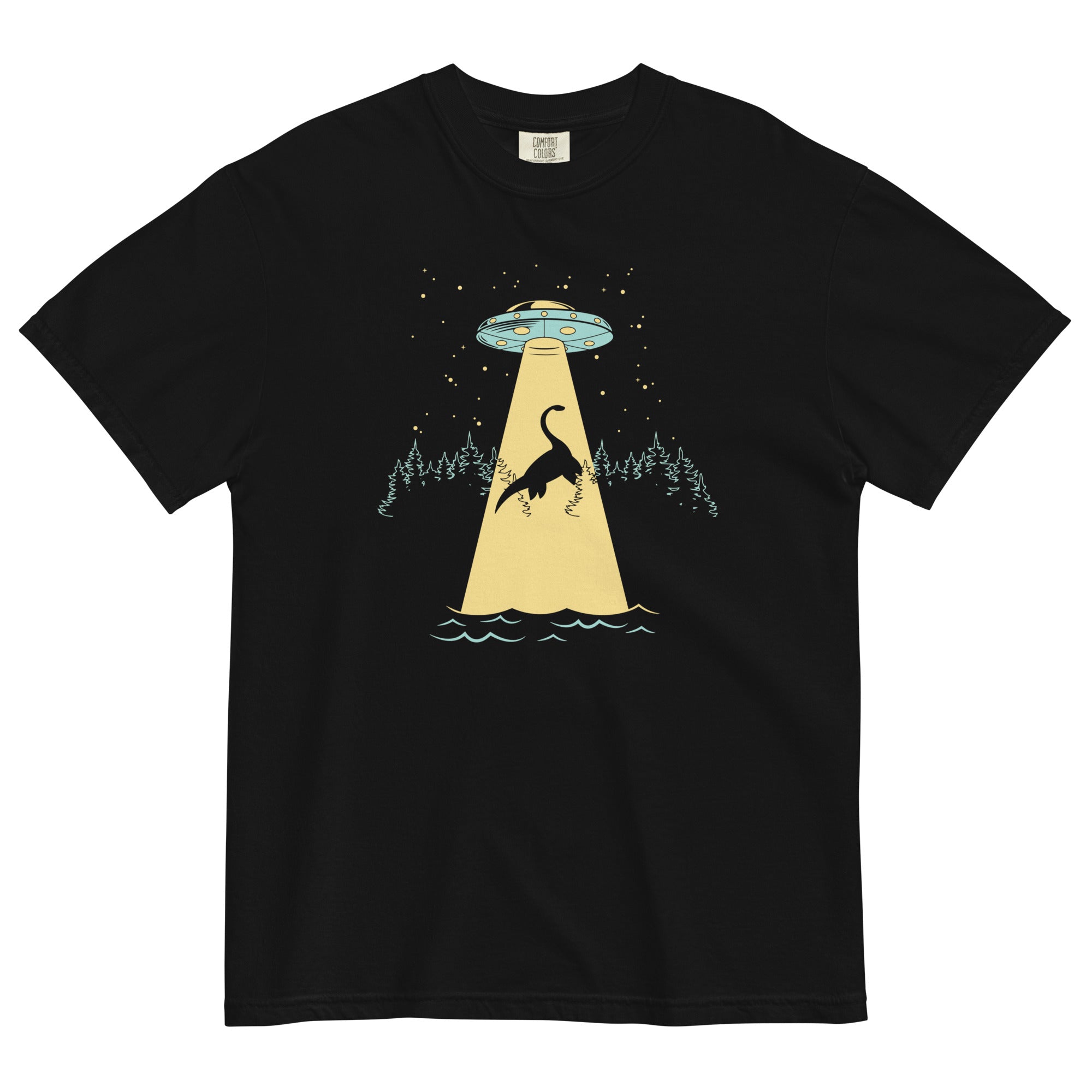 Nessie Abduction Men's Relaxed Fit - Adult & Kids T-Shirts, Sweatshirts & Hoodies apparel design preview 1