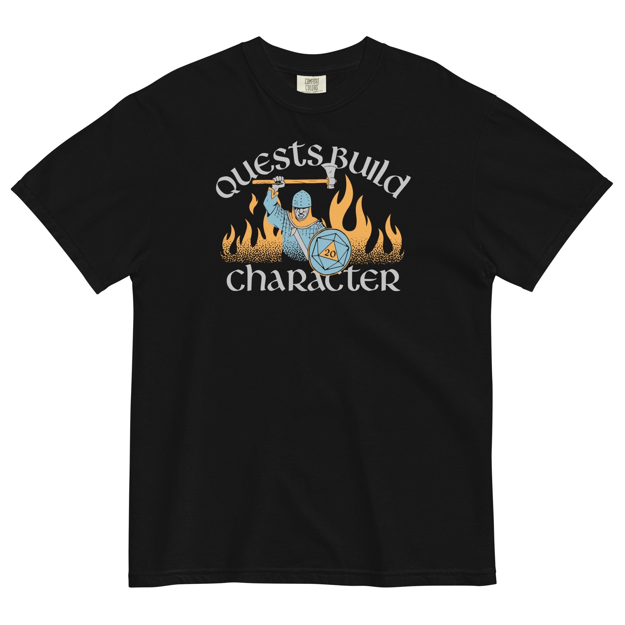 Quests Build Character Men's Relaxed Fit - Adult & Kids T-Shirts, Sweatshirts & Hoodies apparel design preview 1