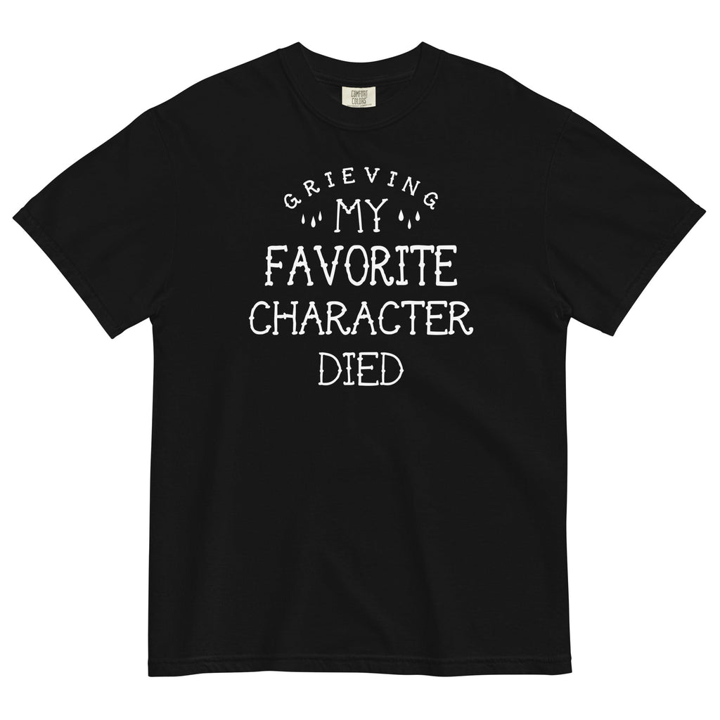 My Favorite Character Died Men's Relaxed Fit - Adult & Kids T-Shirts, Sweatshirts & Hoodies apparel design preview 1