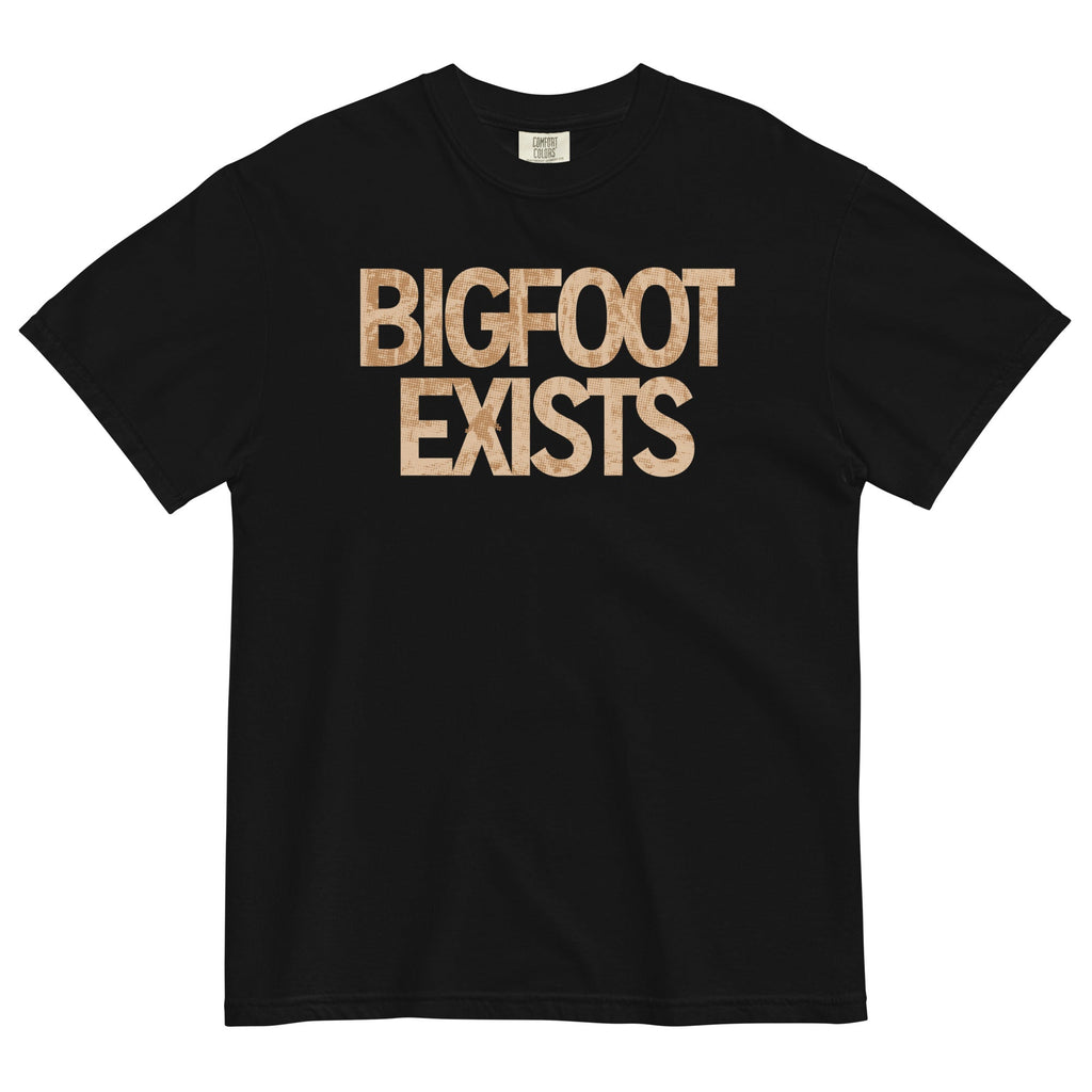Bigfoot Exists Men's Relaxed Fit - Adult & Kids T-Shirts, Sweatshirts & Hoodies apparel design preview 1