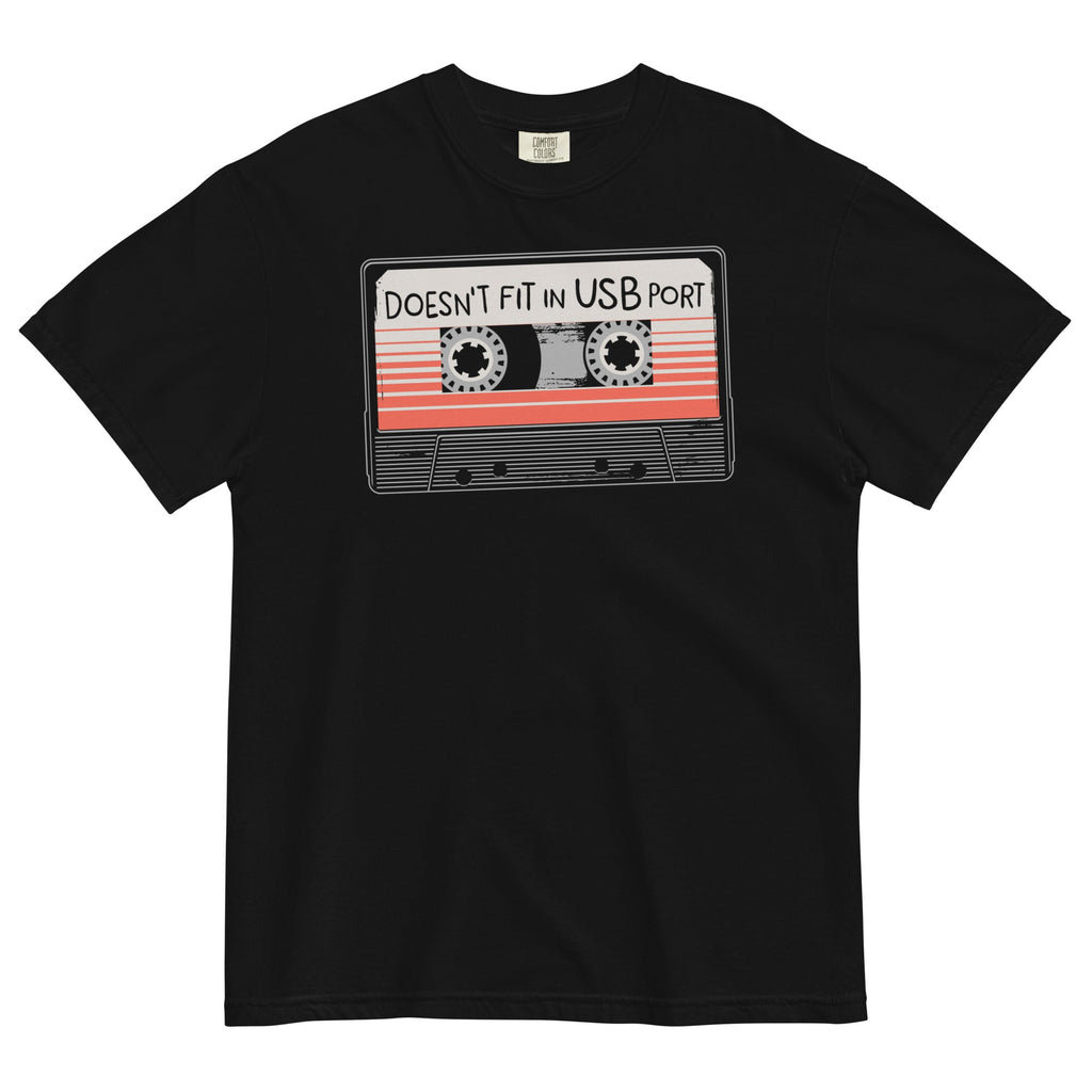 Doesn't Fit In USB Port Men's Relaxed - Adult & Kids T-Shirts, Sweatshirts & Hoodies apparel design preview 1