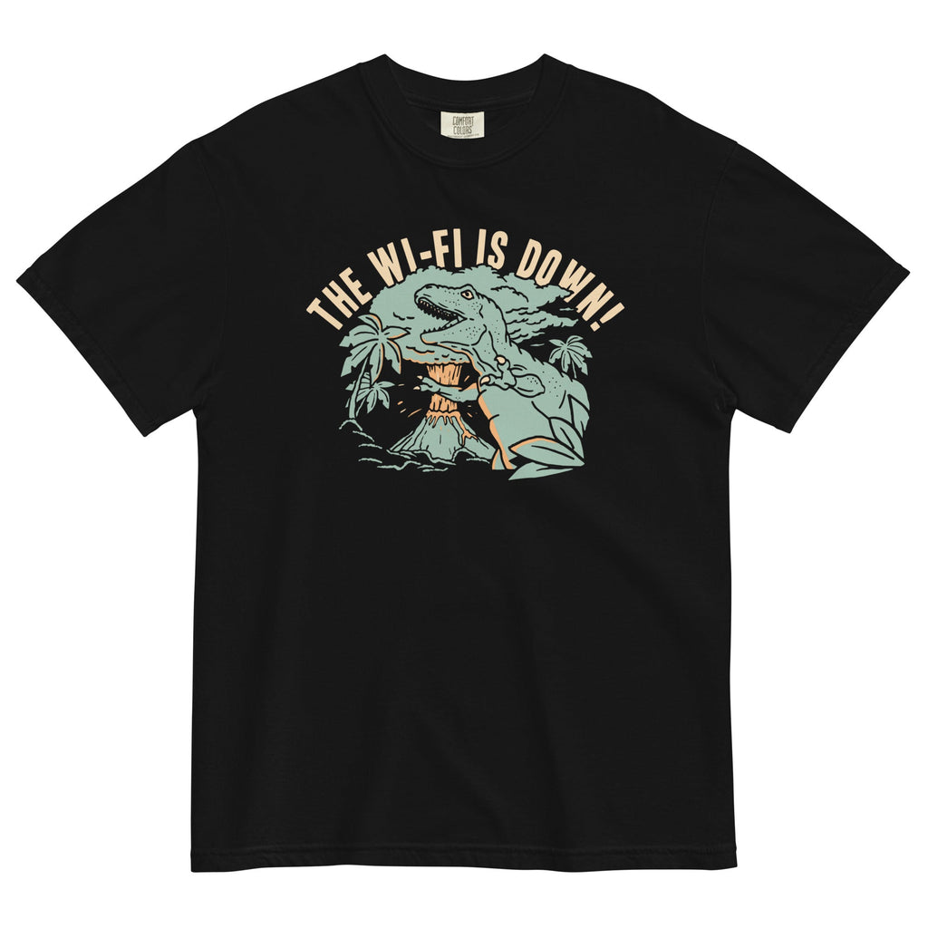 The Wi-Fi Is Down! Men's Relaxed Fit - Adult & Kids T-Shirts, Sweatshirts & Hoodies apparel design preview 1