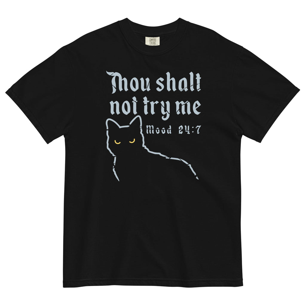 Thou Shalt Not Try Me Men's Relaxed Fit - Adult & Kids T-Shirts, Sweatshirts & Hoodies apparel design preview 1