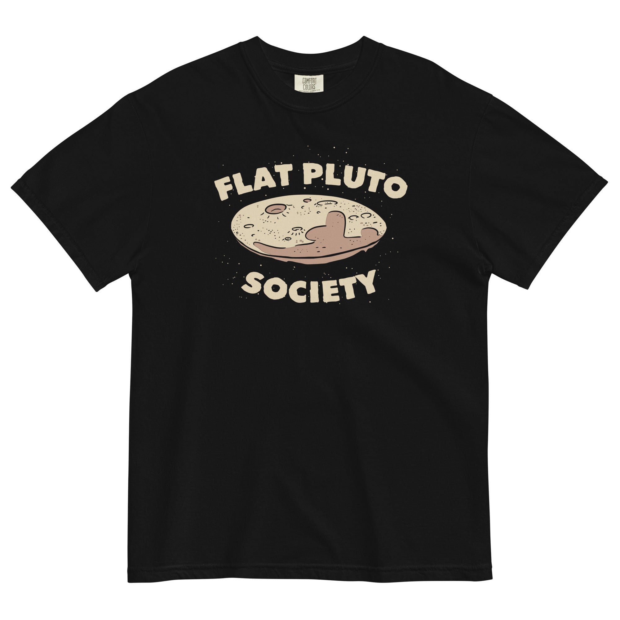 Flat Pluto Society Men's Relaxed Fit - Adult & Kids T-Shirts, Sweatshirts & Hoodies apparel design preview 1