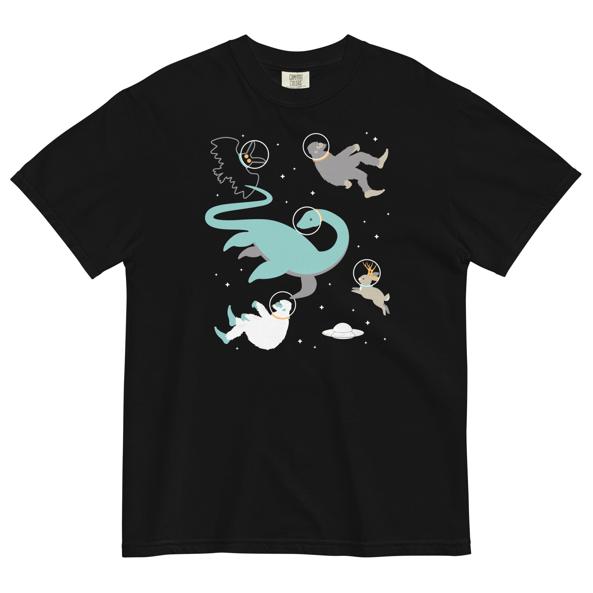 Cryptids In Space Men's Relaxed Fit - Adult & Kids T-Shirts, Sweatshirts & Hoodies apparel design preview 1