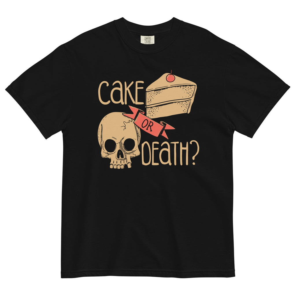 Cake Or Death? Men's Relaxed Fit - Adult & Kids T-Shirts, Sweatshirts & Hoodies apparel design preview 1