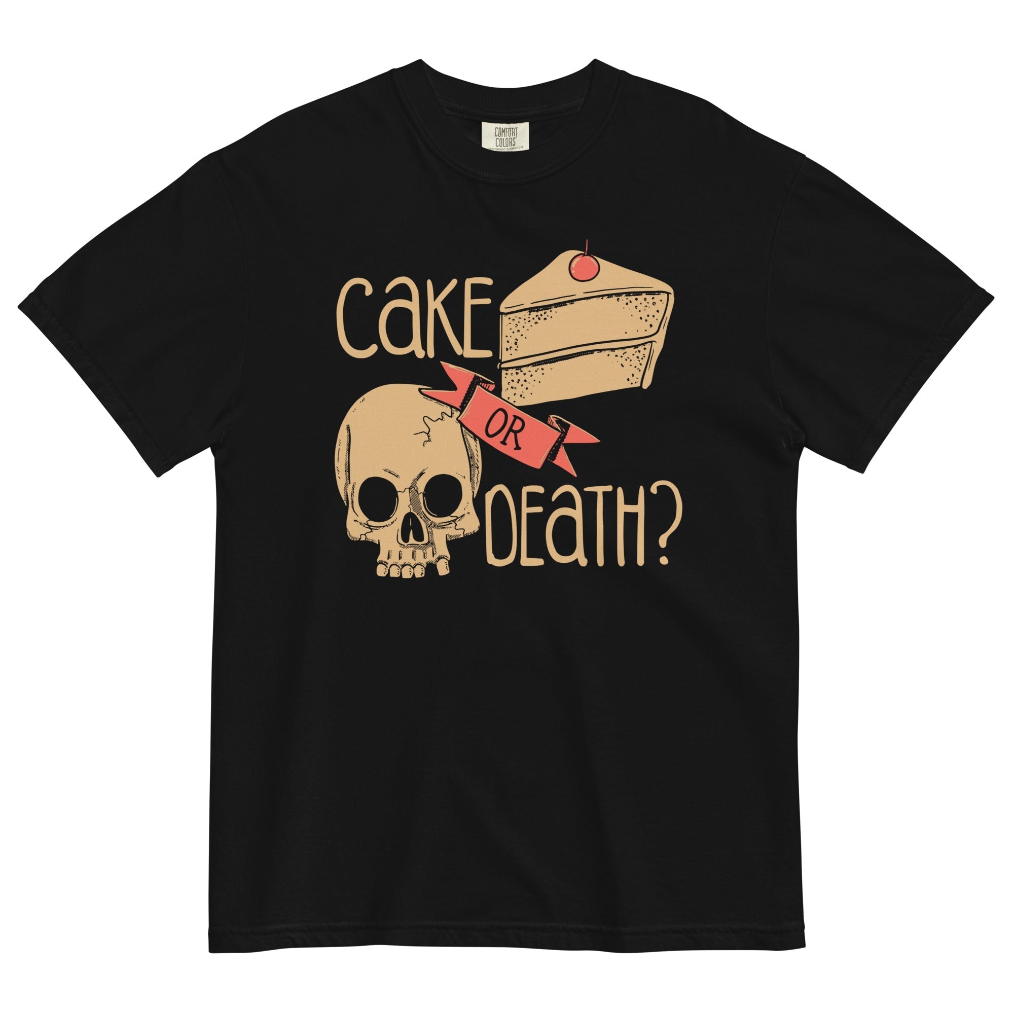 Cake Or Death? Men's Relaxed Fit - Adult & Kids T-Shirts, Sweatshirts & Hoodies apparel design preview 1