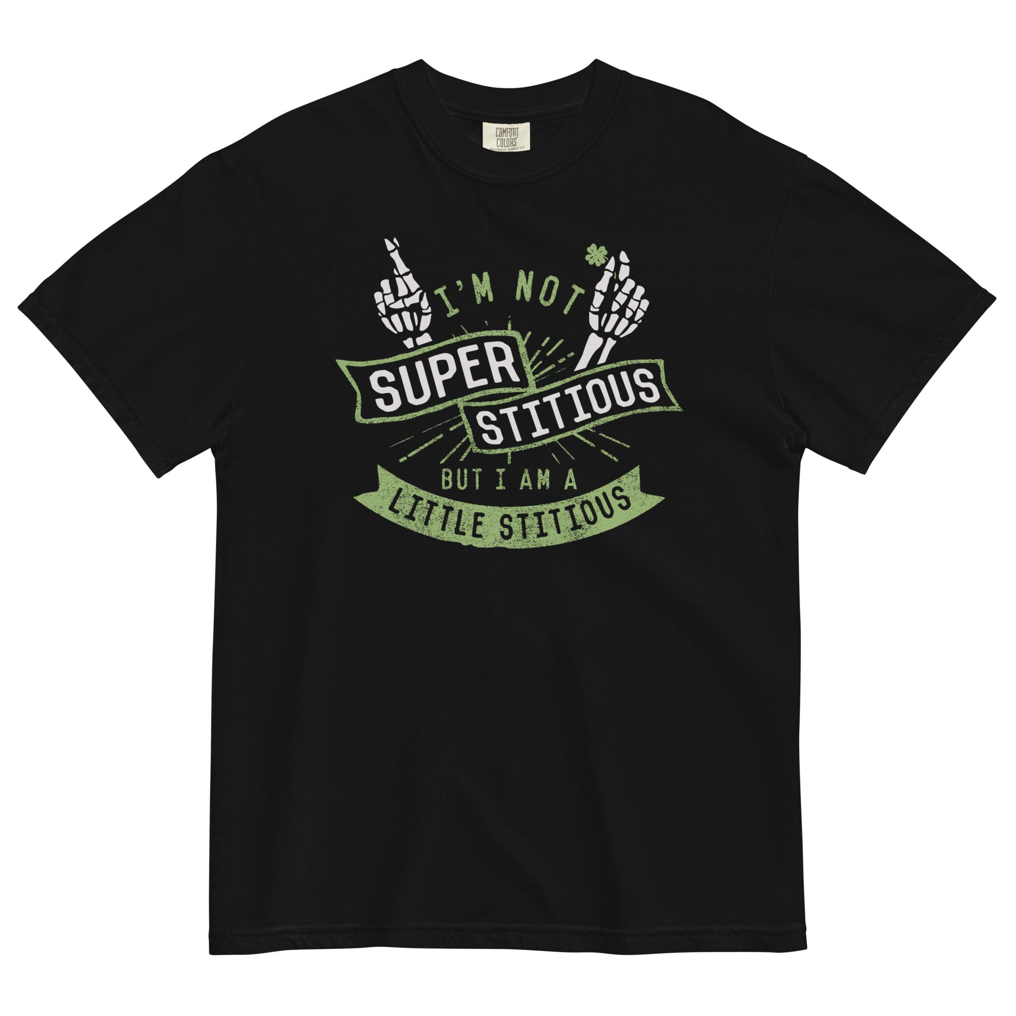 I'm Not Superstitious, But I Am A Little Stitious - Adult & Kids T-Shirts, Sweatshirts & Hoodies apparel design preview 1