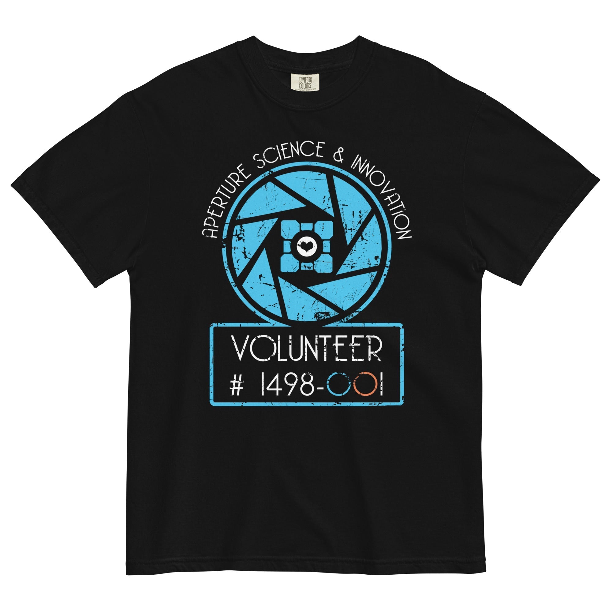 Aperture Science Volunteer Men's Relaxed Fit - Adult & Kids T-Shirts, Sweatshirts & Hoodies apparel design preview 1