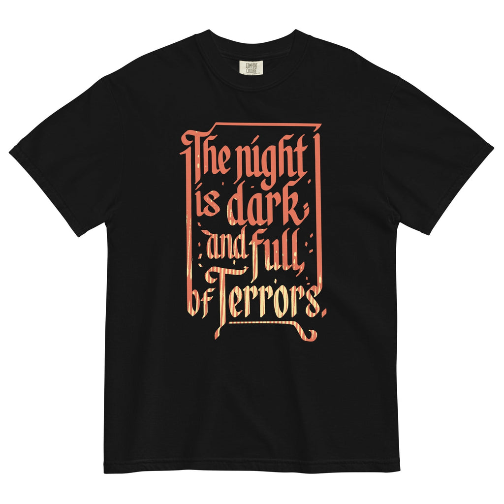 The Night Is Dark And Full Of Terrors Men's Relaxed - Adult & Kids T-Shirts, Sweatshirts & Hoodies apparel design preview 1