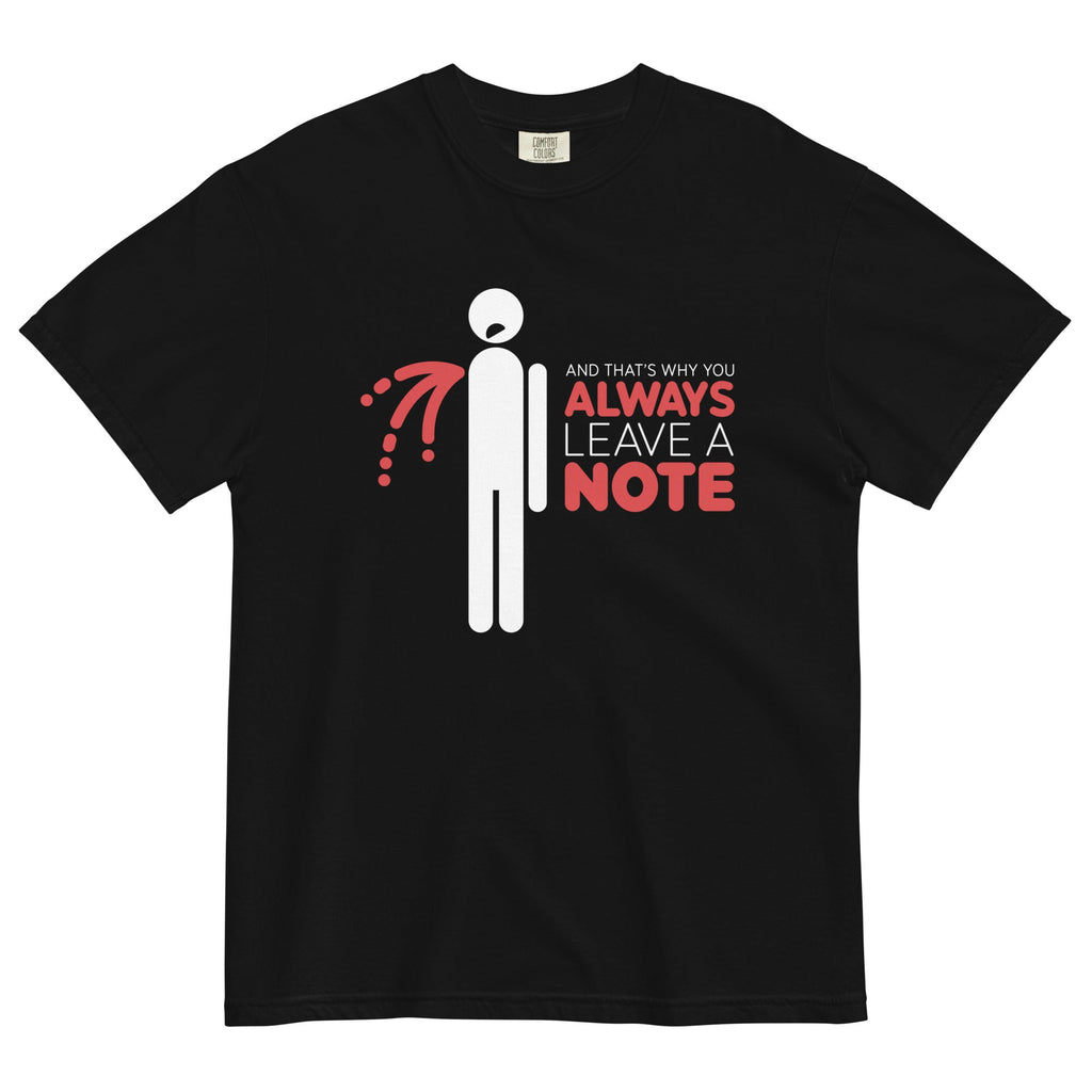 Always Leave A Note Men's Relaxed Fit - Adult & Kids T-Shirts, Sweatshirts & Hoodies apparel design preview 1