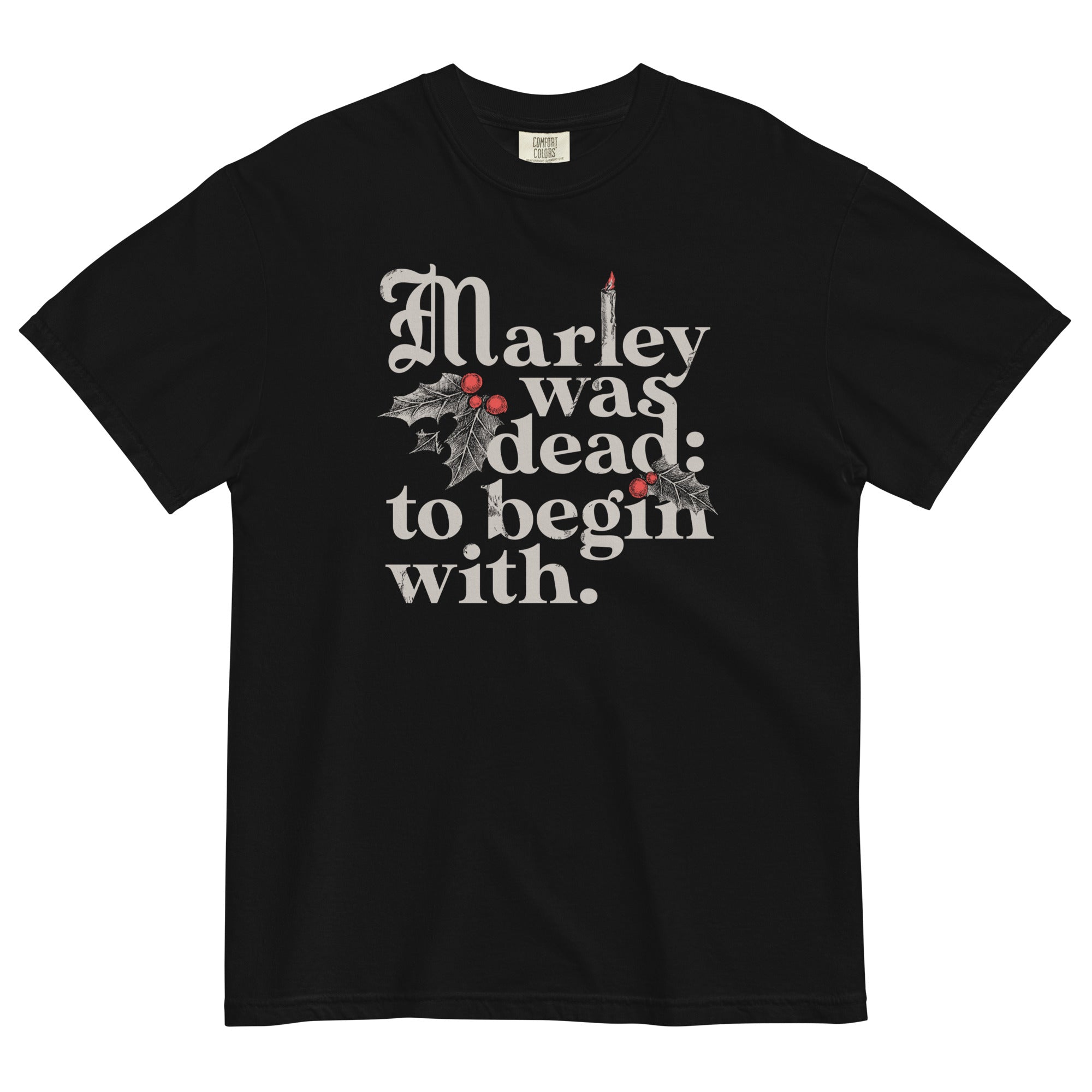 Marley Was Dead: To Begin With Men's Relaxed Fit - Adult & Kids T-Shirts, Sweatshirts & Hoodies apparel design preview 1