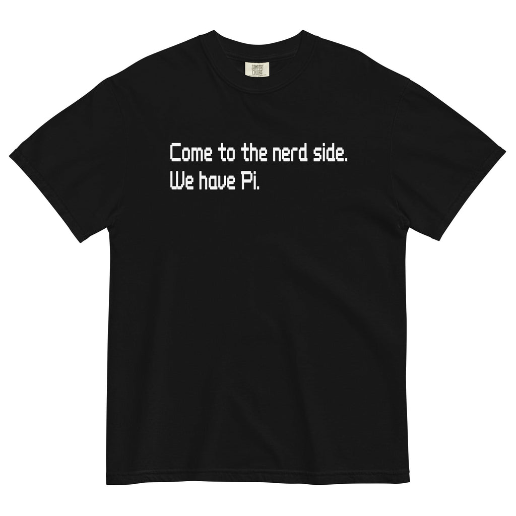 Come To The Nerd Side. We Have Pi. Men's Relaxed Fit - Adult & Kids T-Shirts, Sweatshirts & Hoodies apparel design preview 1