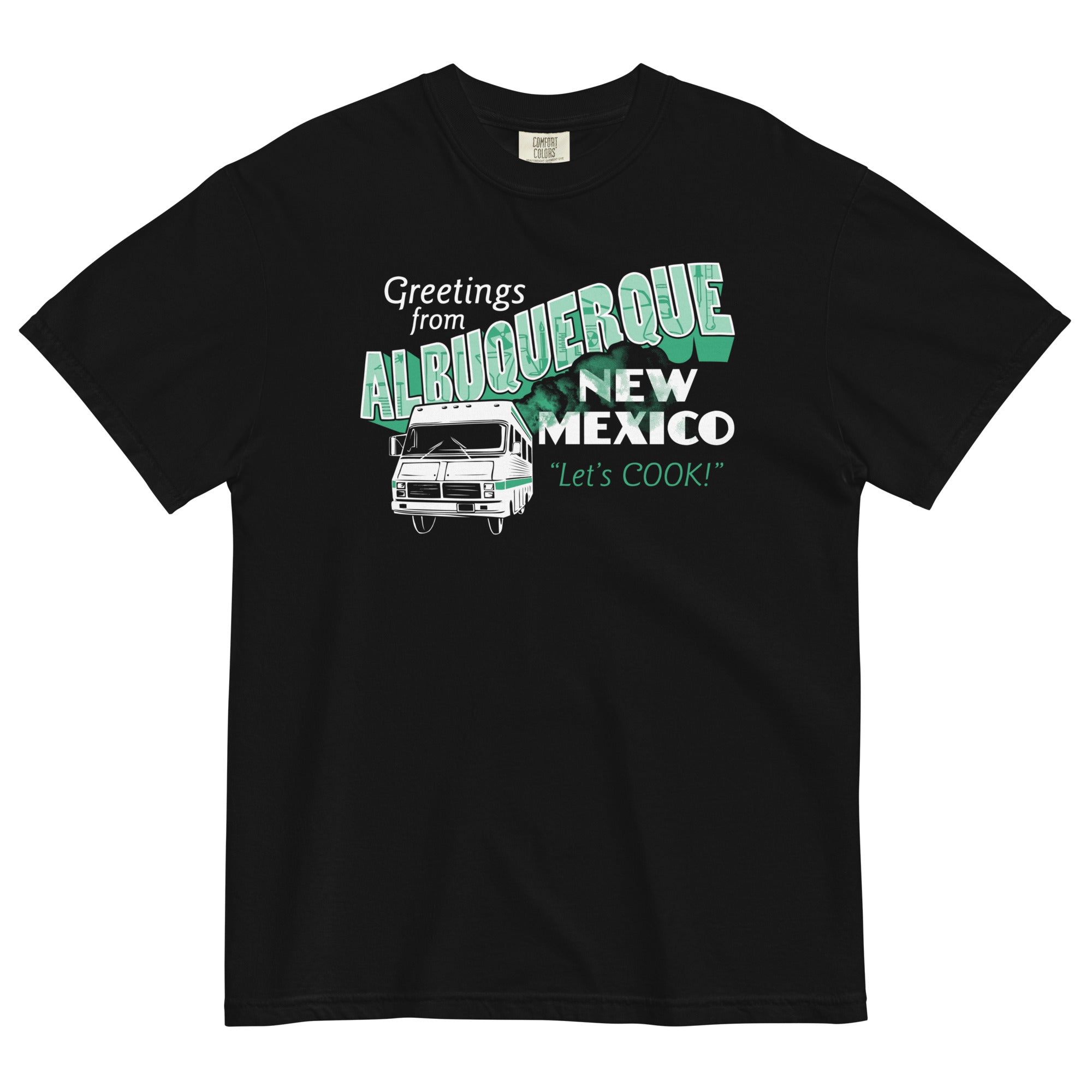 Greetings From Albuquerque Men's Relaxed Fit - Adult & Kids T-Shirts, Sweatshirts & Hoodies apparel design preview 1
