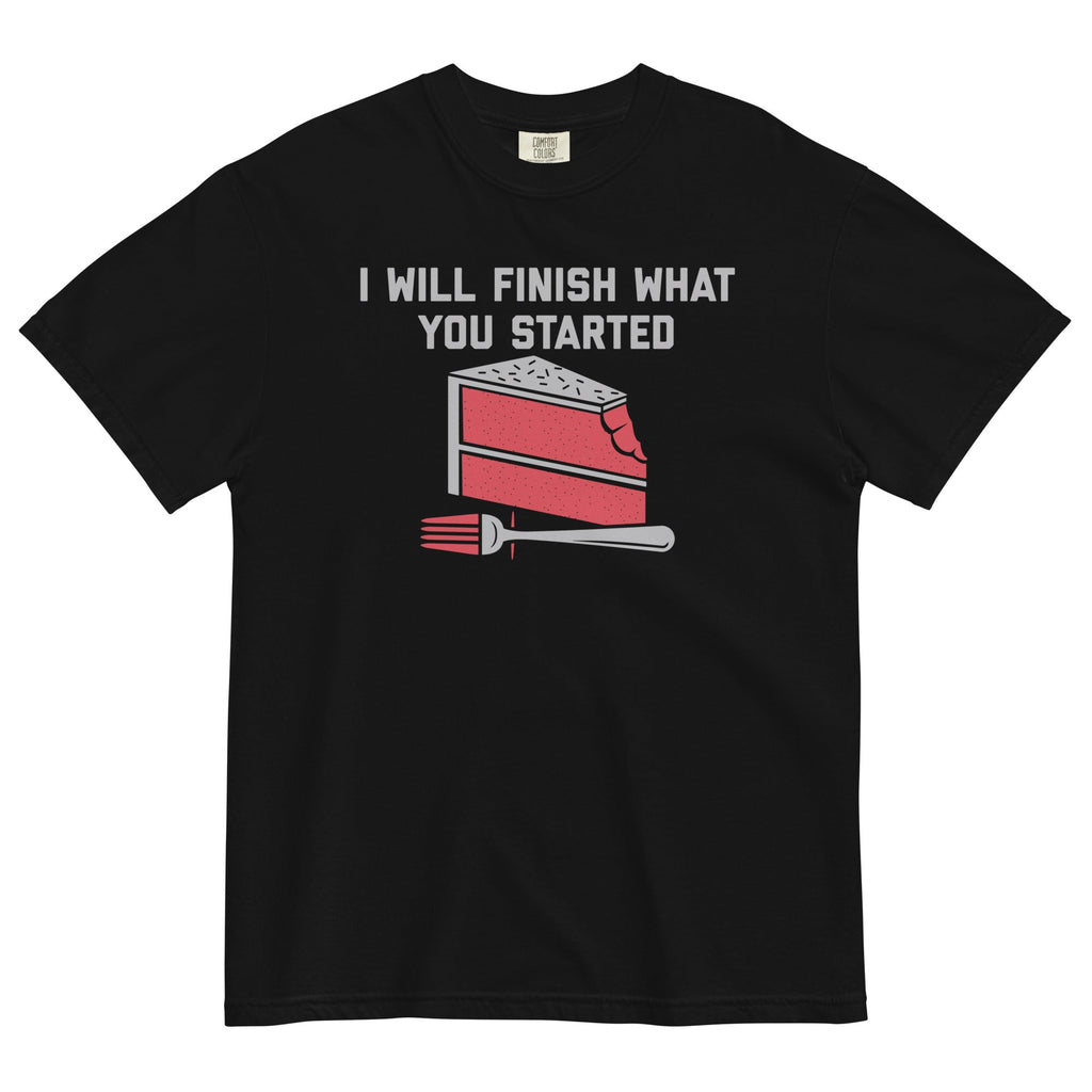 I Will Finish What You Started Men's Relaxed Fit - Adult & Kids T-Shirts, Sweatshirts & Hoodies apparel design preview 1