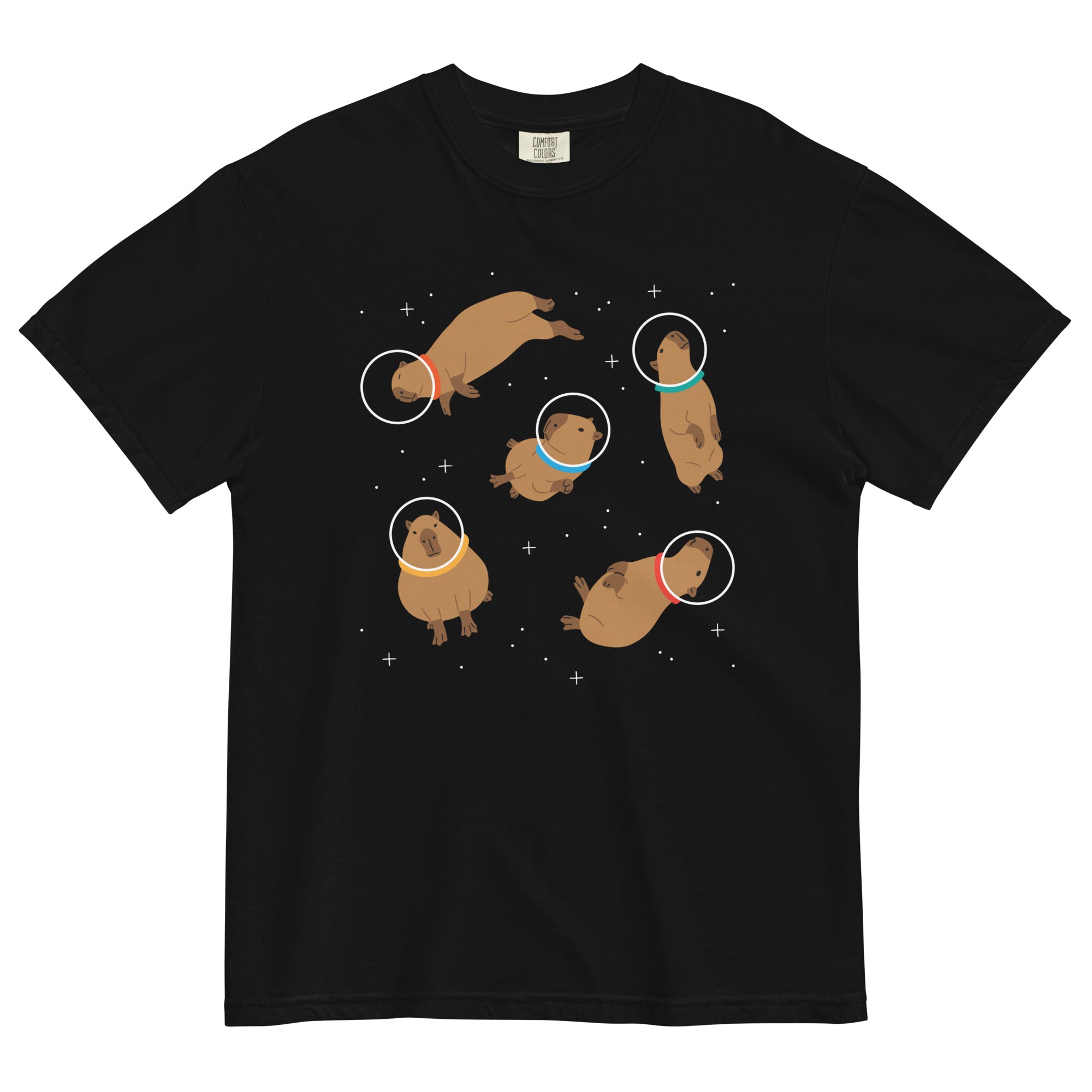Capybaras In Space Men's Relaxed Fit - Adult & Kids T-Shirts, Sweatshirts & Hoodies apparel design preview 1