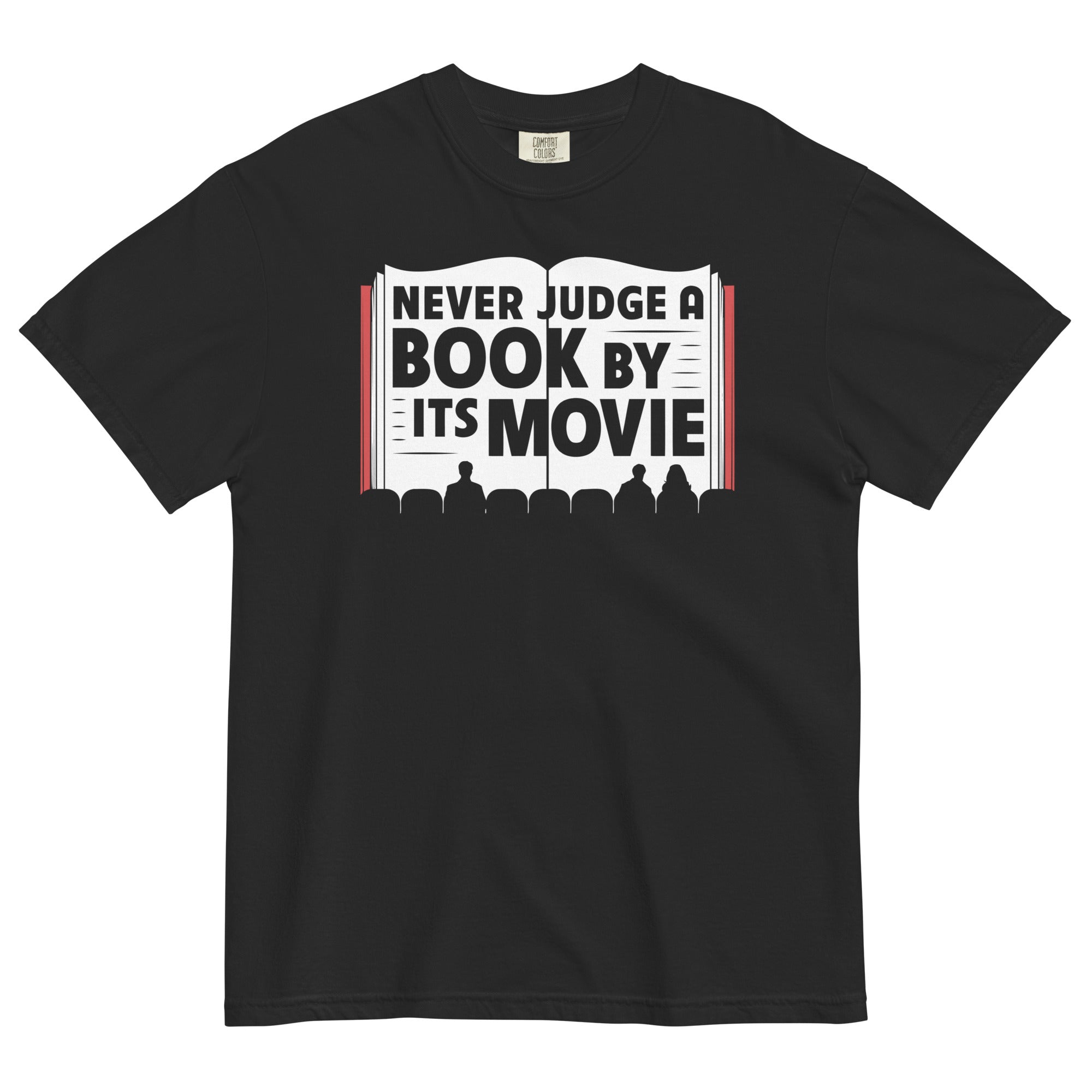 Never Judge A Book By Its Movie Men's Relaxed Fit - Adult & Kids T-Shirts, Sweatshirts & Hoodies apparel design preview 1