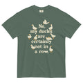 No, My Ducks Are Certainly Not In A Row Men's Relaxed - Adult & Kids T-Shirts, Sweatshirts & Hoodies apparel design preview 1
