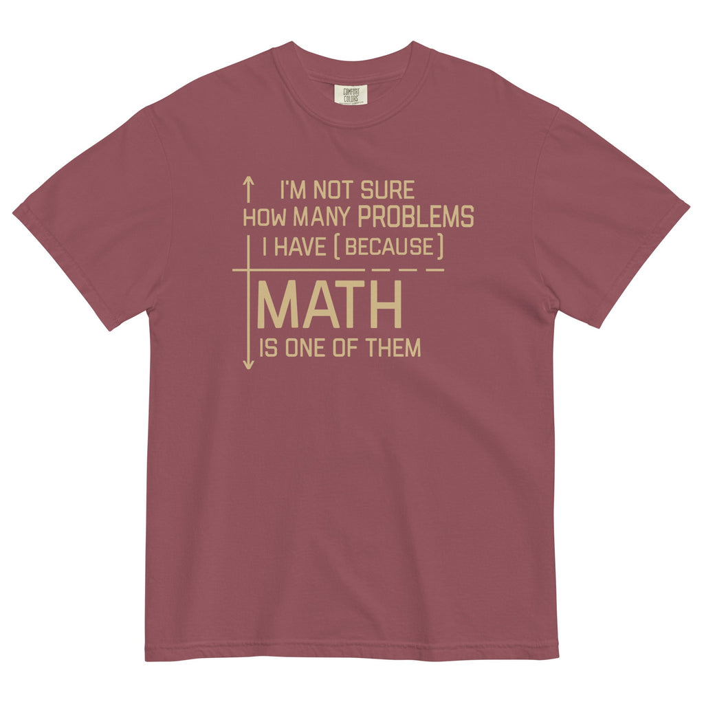 I'm Not Sure How Many Problems I Have Men's Relaxed - Adult & Kids T-Shirts, Sweatshirts & Hoodies apparel design preview 1