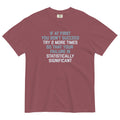 Try 2 More Times So That Your Failure Is - Adult & Kids T-Shirts, Sweatshirts & Hoodies apparel design preview 1