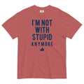 I'm Not With Stupid Anymore Men's Relaxed Fit - Adult & Kids T-Shirts, Sweatshirts & Hoodies apparel design preview 1