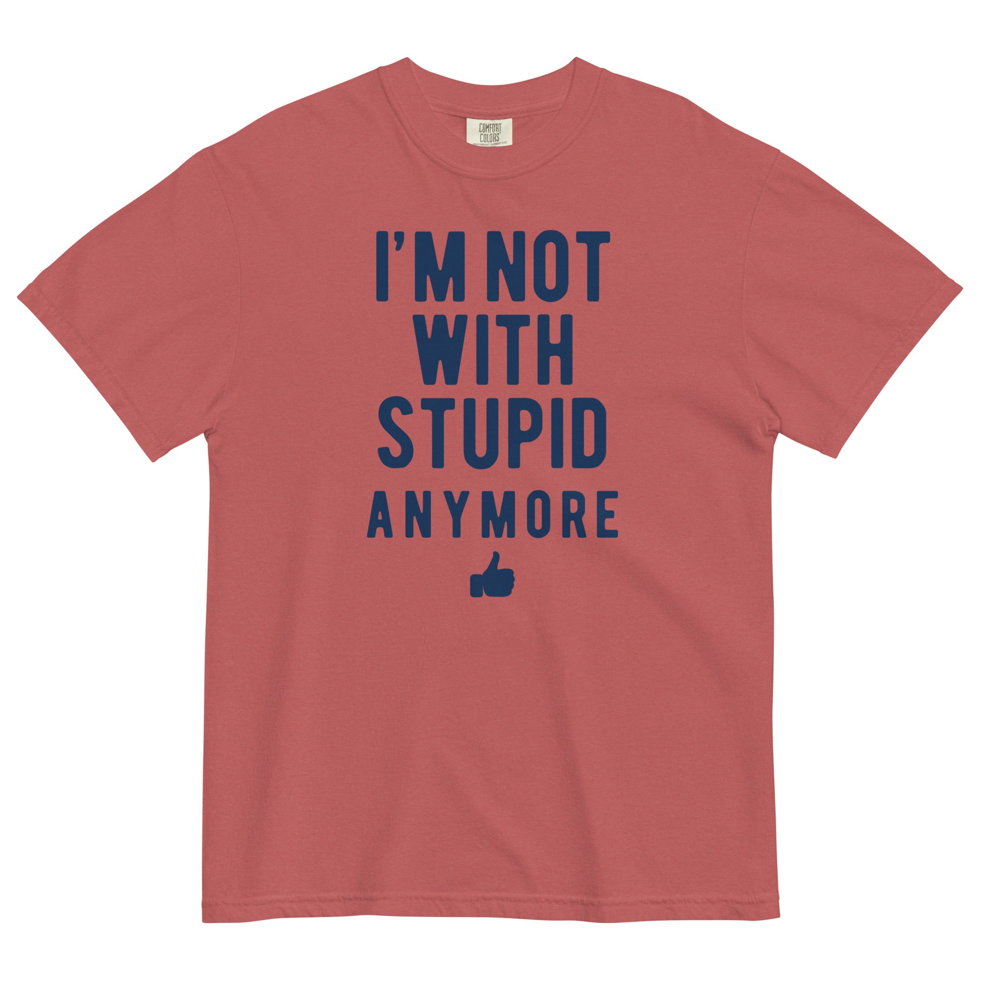 I'm Not With Stupid Anymore Men's Relaxed Fit - Adult & Kids T-Shirts, Sweatshirts & Hoodies apparel design preview 1