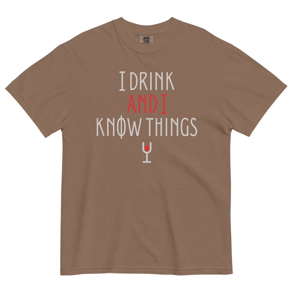 I Drink And Know Things Men's Relaxed Fit - Adult & Kids T-Shirts, Sweatshirts & Hoodies apparel design preview 1