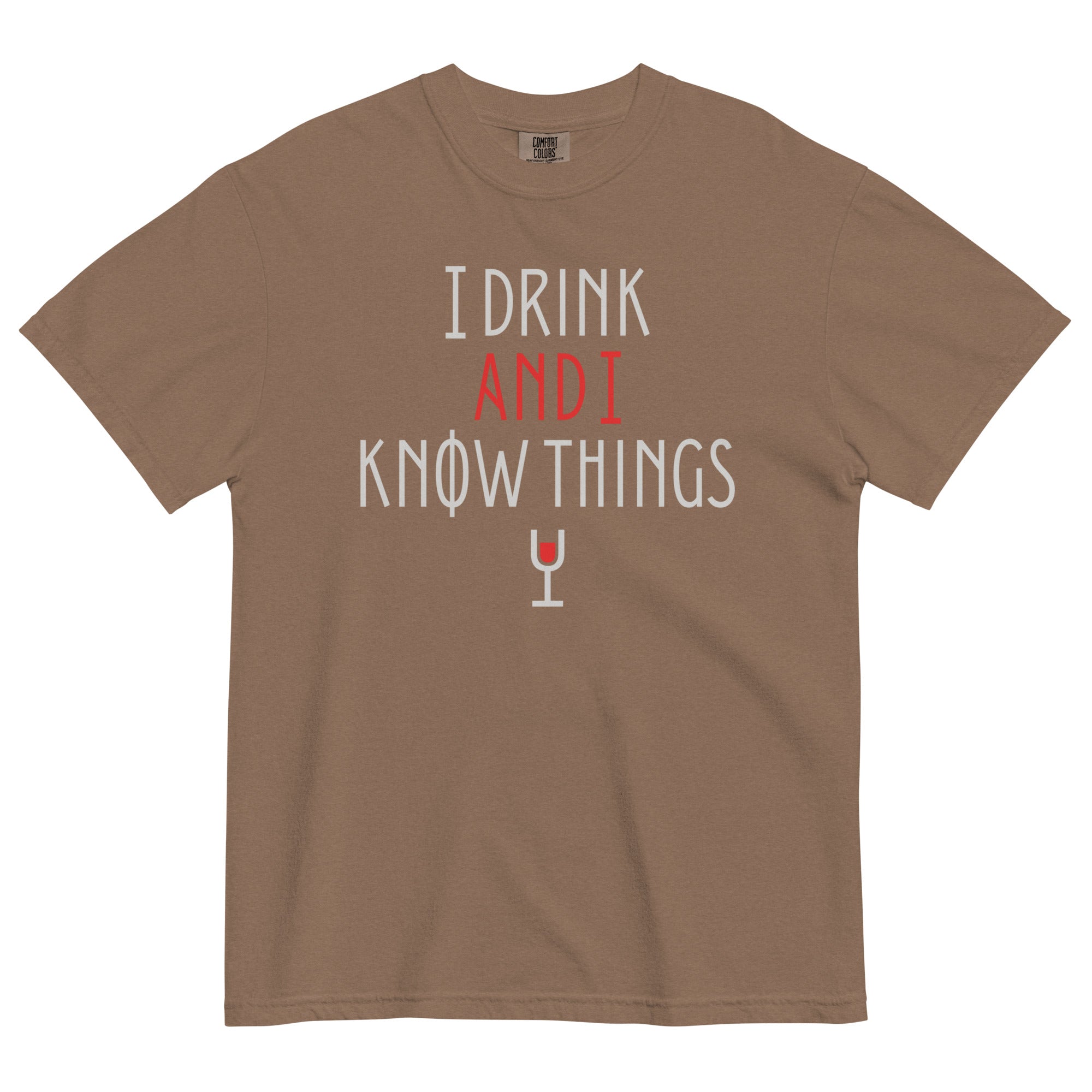 I Drink And Know Things Men's Relaxed Fit - Adult & Kids T-Shirts, Sweatshirts & Hoodies apparel design preview 1