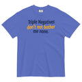 Triple Negatives Don't Not Bother Me None Men's - Adult & Kids T-Shirts, Sweatshirts & Hoodies apparel design preview 1