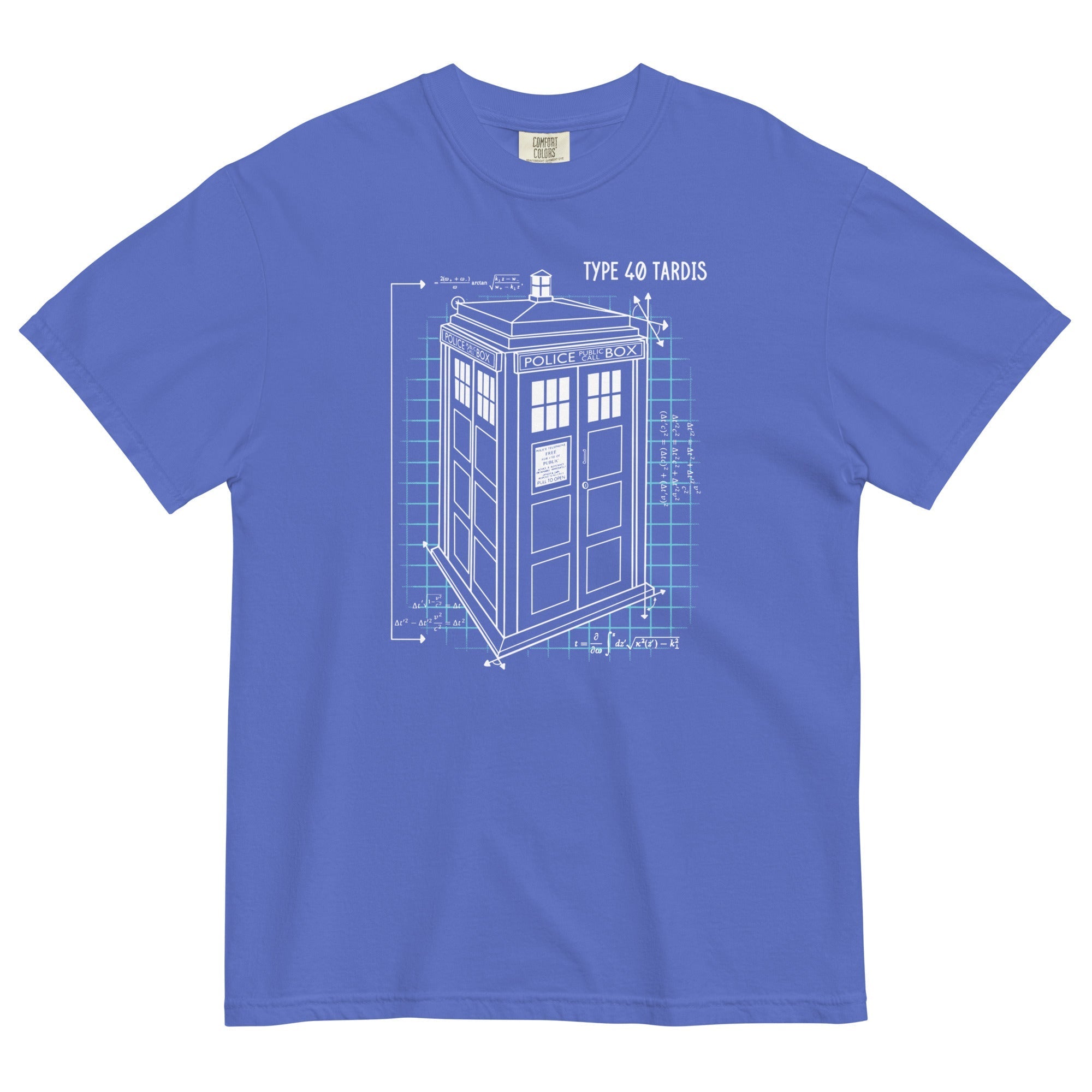 Type 40 Tardis Men's Relaxed Fit - Adult & Kids T-Shirts, Sweatshirts & Hoodies apparel design preview 1