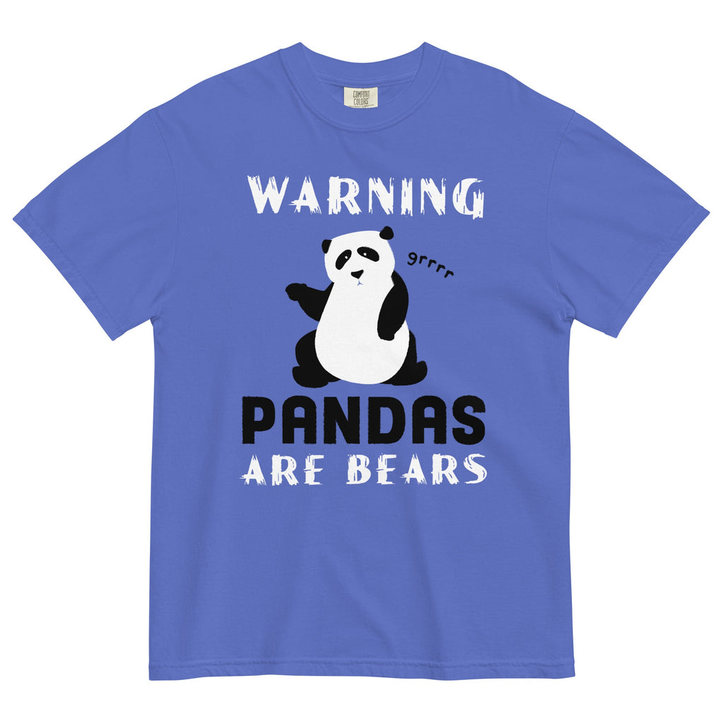 Warning, Pandas Are Bears Men's Relaxed Fit - Adult & Kids T-Shirts, Sweatshirts & Hoodies apparel design preview 1